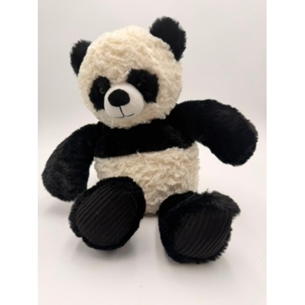 Aroma Home Hot Hugs Penelope Panda Plush Kids OS Black Cream NWT Microwavable
